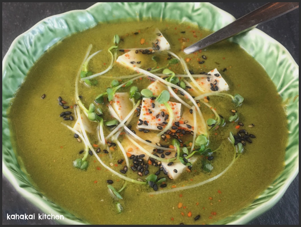 Kahakai Kitchen Donna Hay's Kale, Spinach & Tofu Soup for Souper (Soup