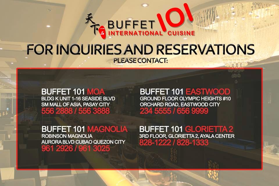 Manila Shopper Buffet 101 Promo for Birthday Celebrators