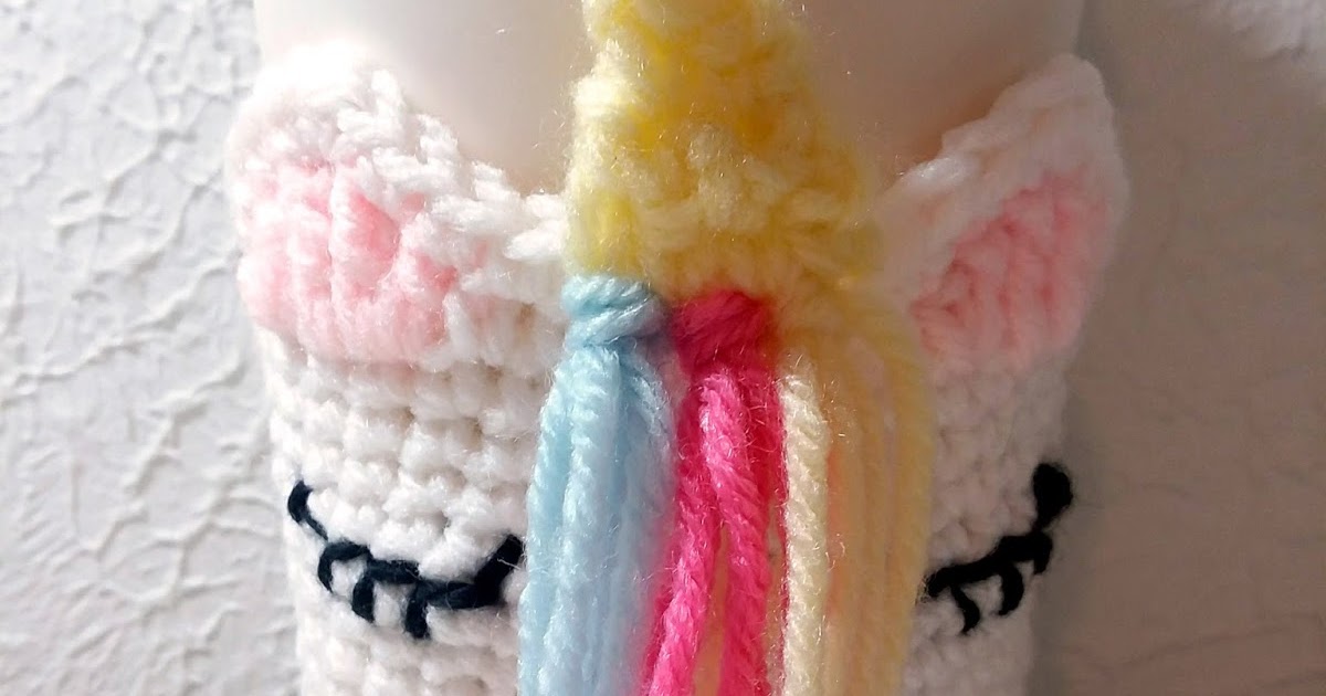 CuppaStitches Be A Unicorn Cup Cozy