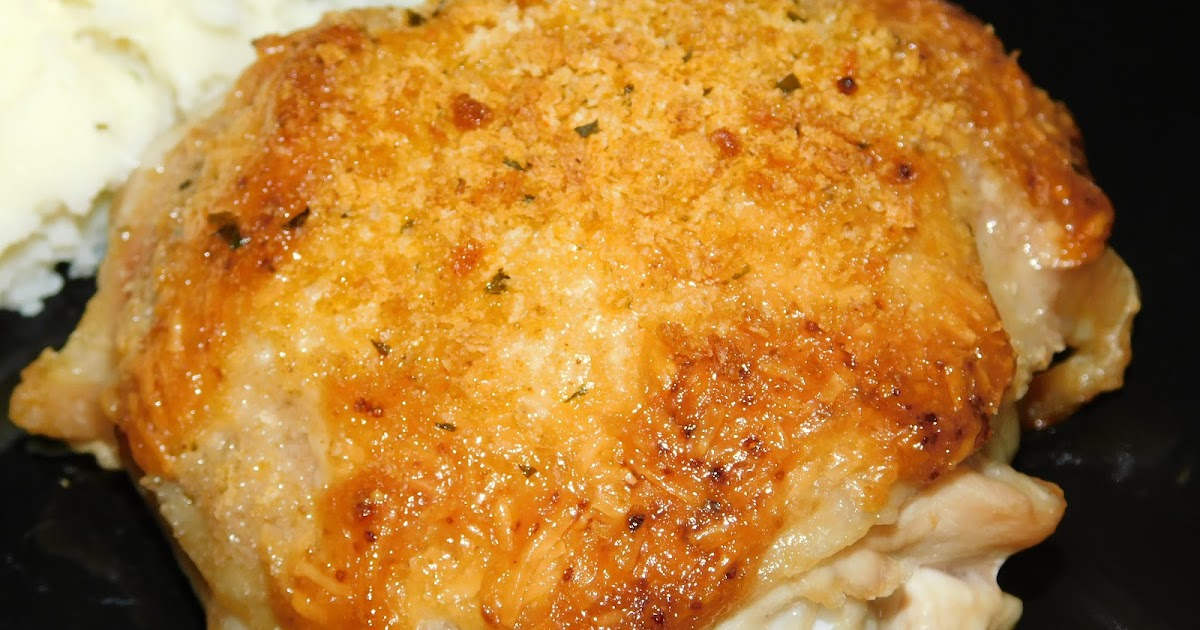 Baked MayoParmesan Chicken Thighs