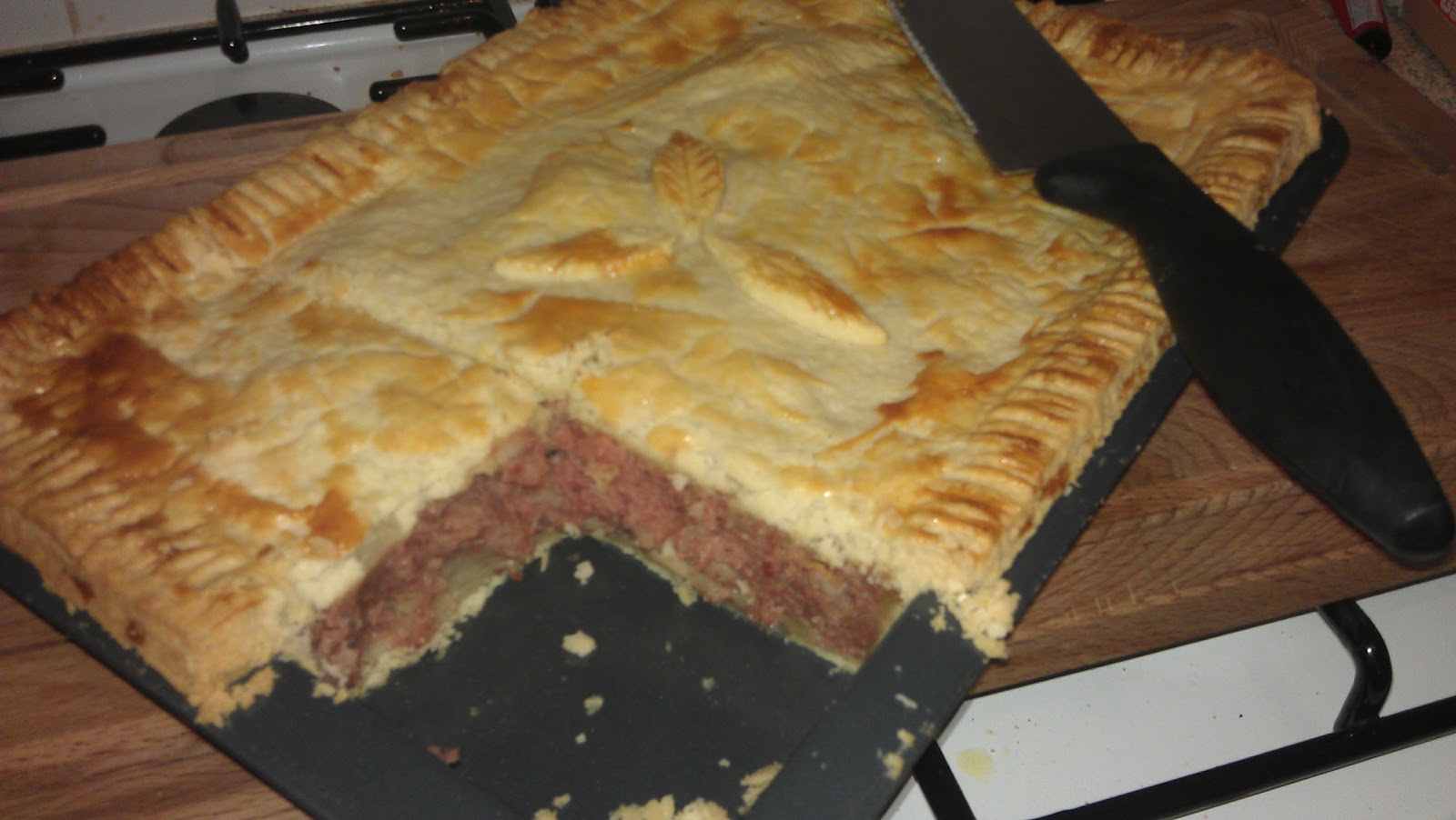 Exploits of a Food Nut Corned Beef Pie
