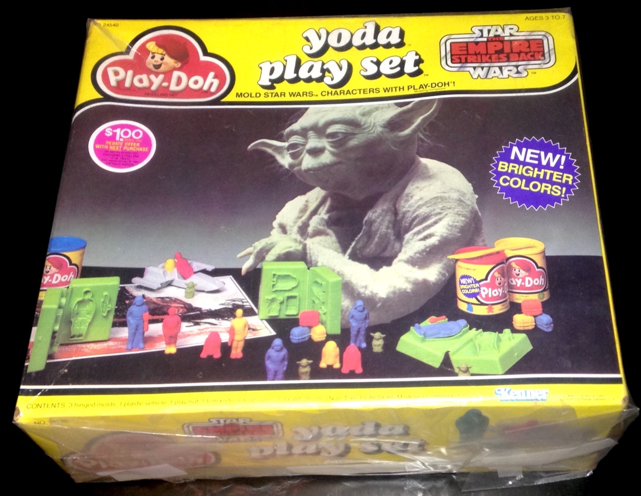 Pâte à modeler Play Doh Star Wars Can Heads Dark Vador Luke