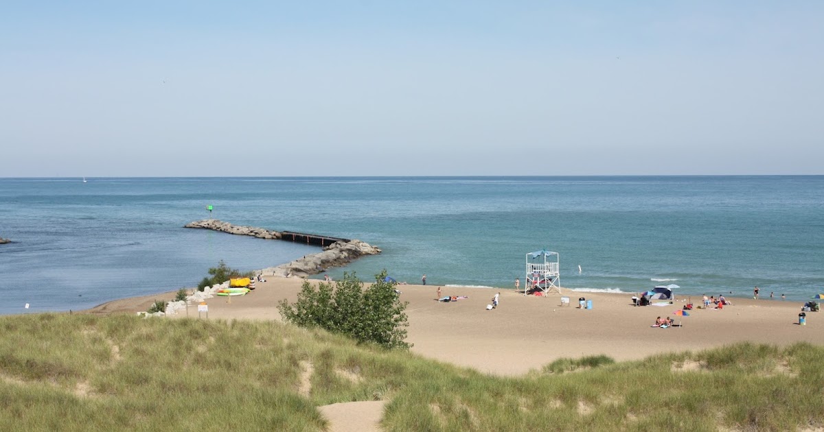 A Little Time and a Keyboard Beaching it in New Buffalo, Michigan!