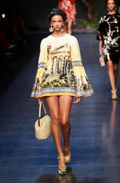 Future Trends 2014: Dolce and Gabbana dress dresses skirt spring summer ...