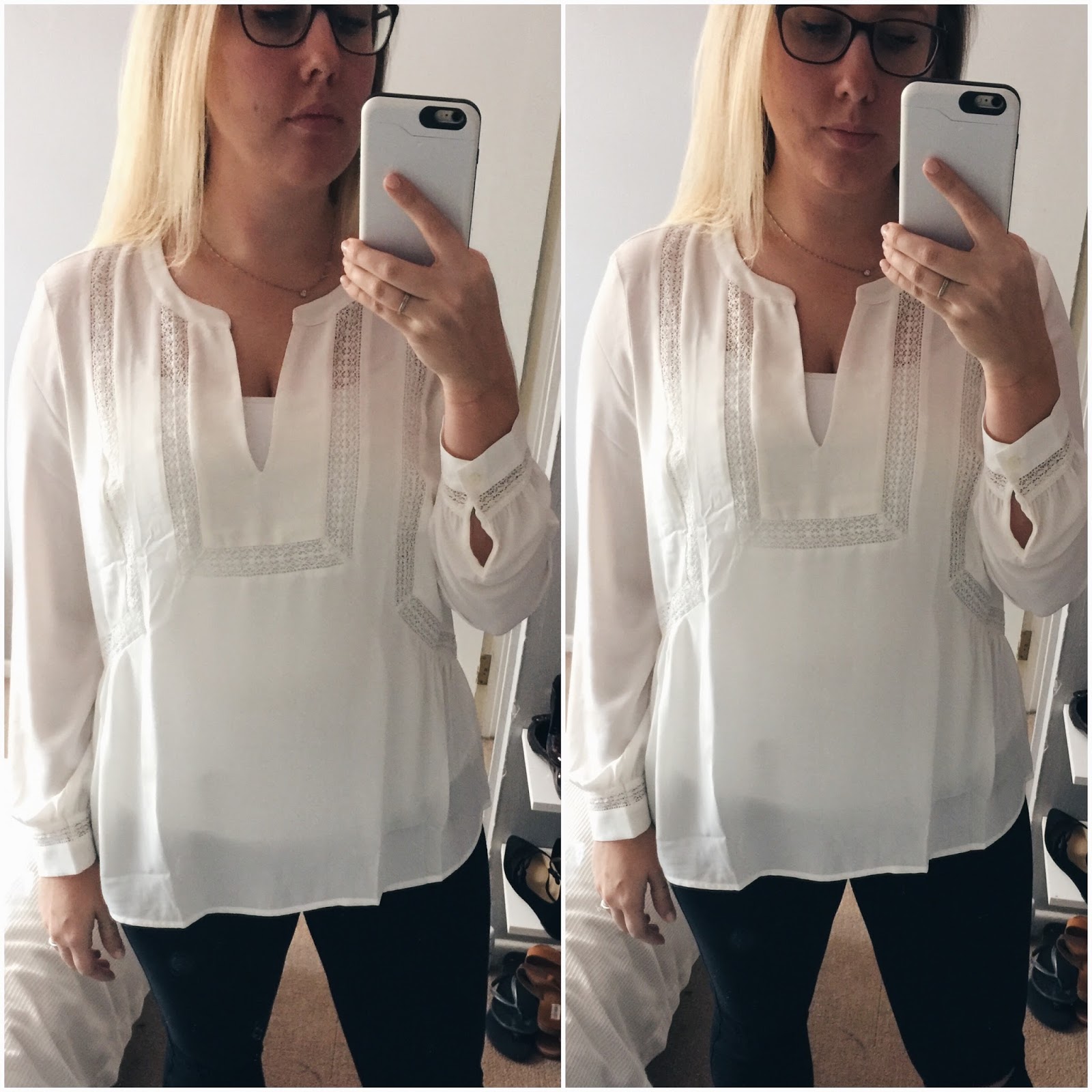 lacy-split-neck-blouse