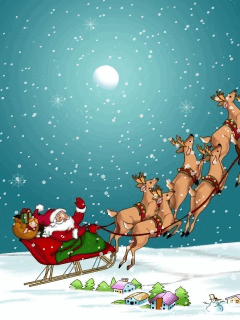 Kumpulan 50 Gambar  Animasi  Santa Claus Lucu Unik Bergerak 