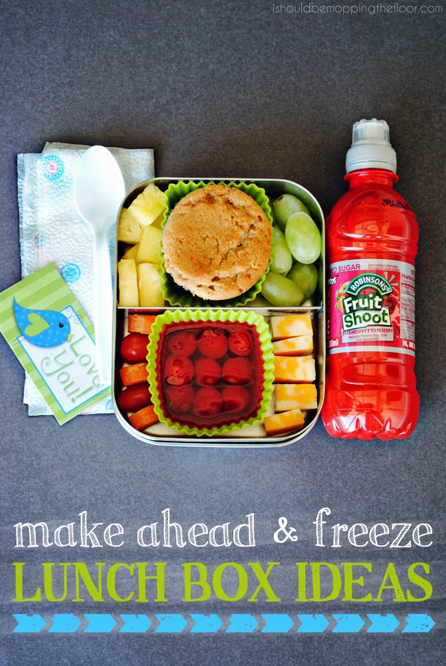 Make Ahead and Freeze Lunchbox Ideas