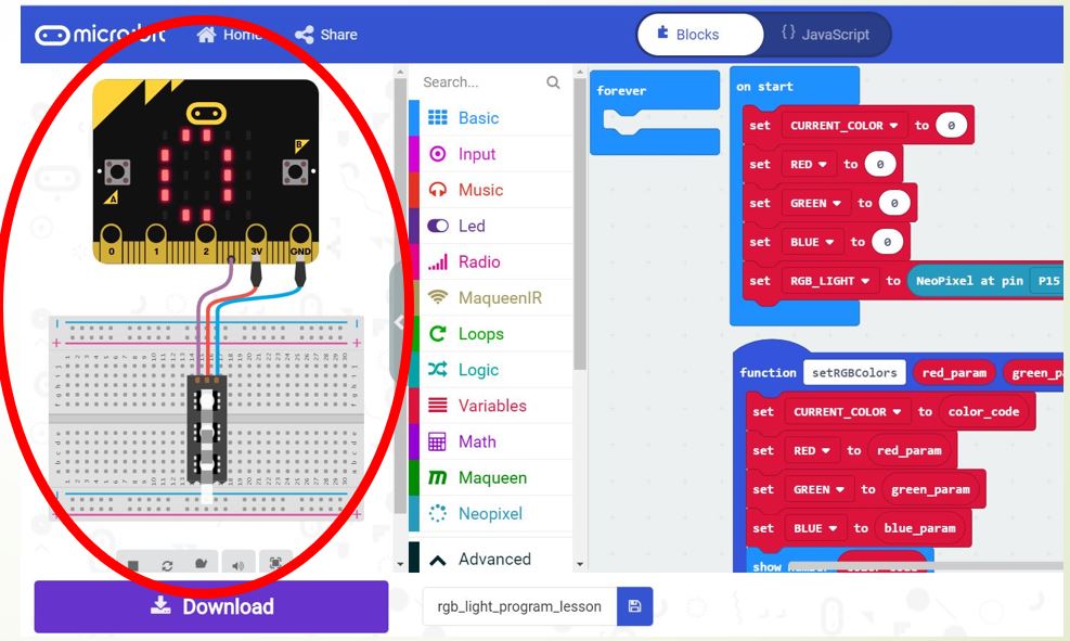 Coding lessons for kids rgb light programming the pinay homeschooler