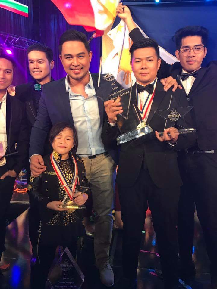WCOPA 2017 Winners Team Philippines' Nhikzy Calma, Christiani Rebada