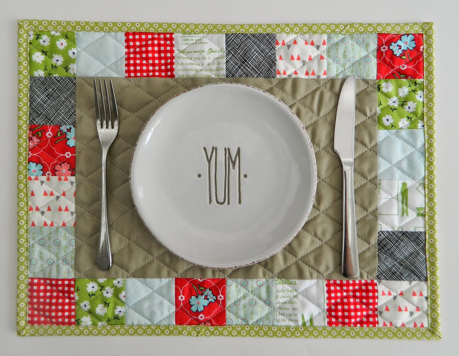 patchwork placemats