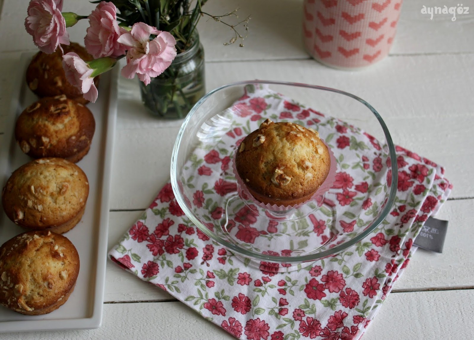 AynaGöz. Fındık Kremalı, Fındıklı Cupcake