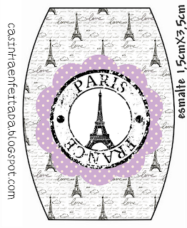 kit festa paris imprimir grátis lilás preto 15 anos