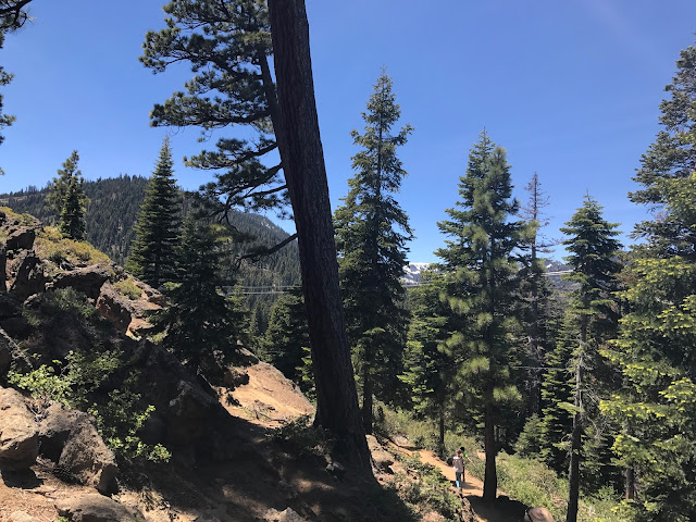 Heading down the Eagle Rock Trail