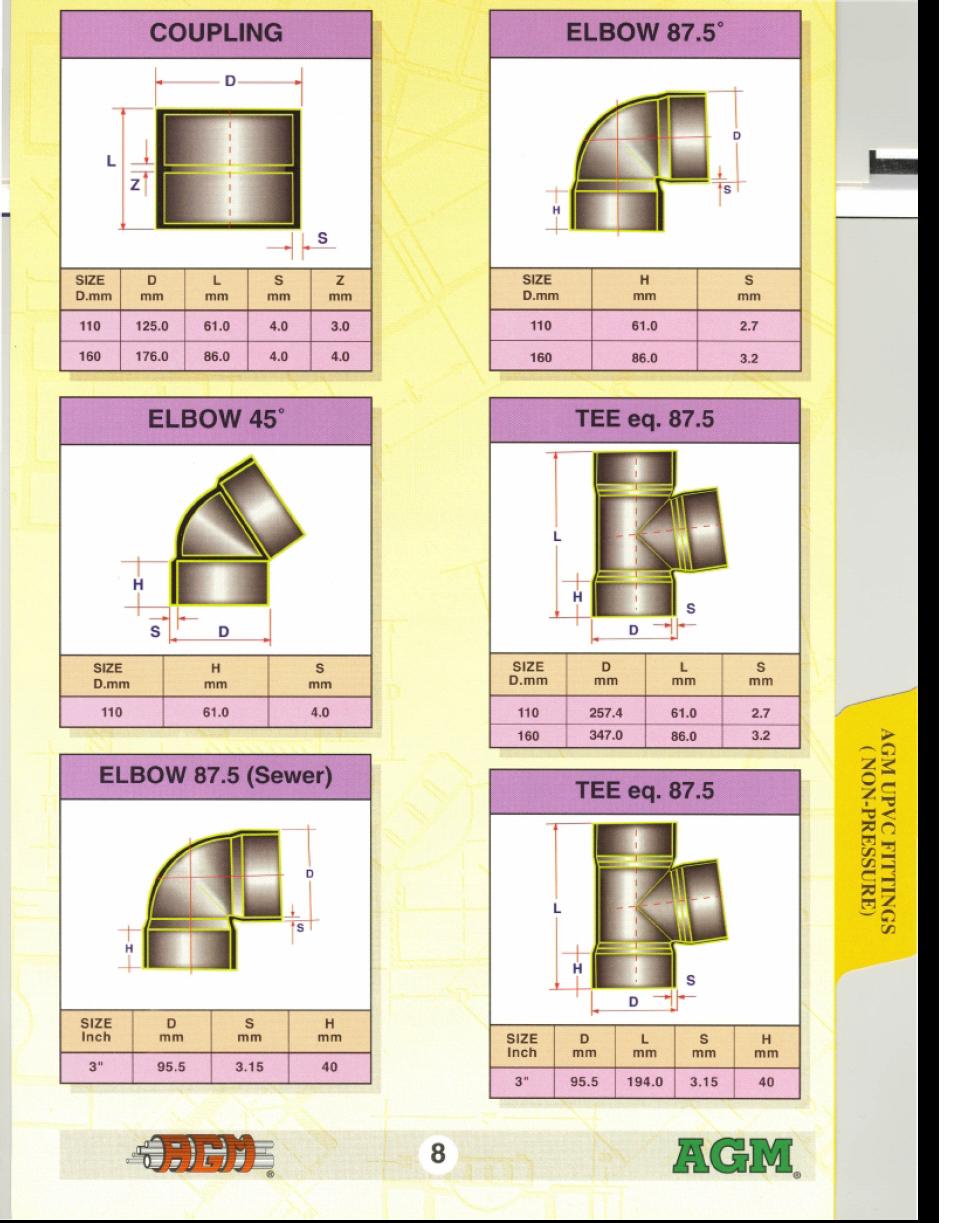 hydroplast AGM pipe and fittings catalogue