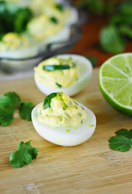 Jalapeno-Lime Deviled Eggs | The Kitchen Is My Playground
