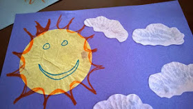 Cupcake Liner Sun Preschool Craft. Easy Sun Craft. Easy Kids Crafts.