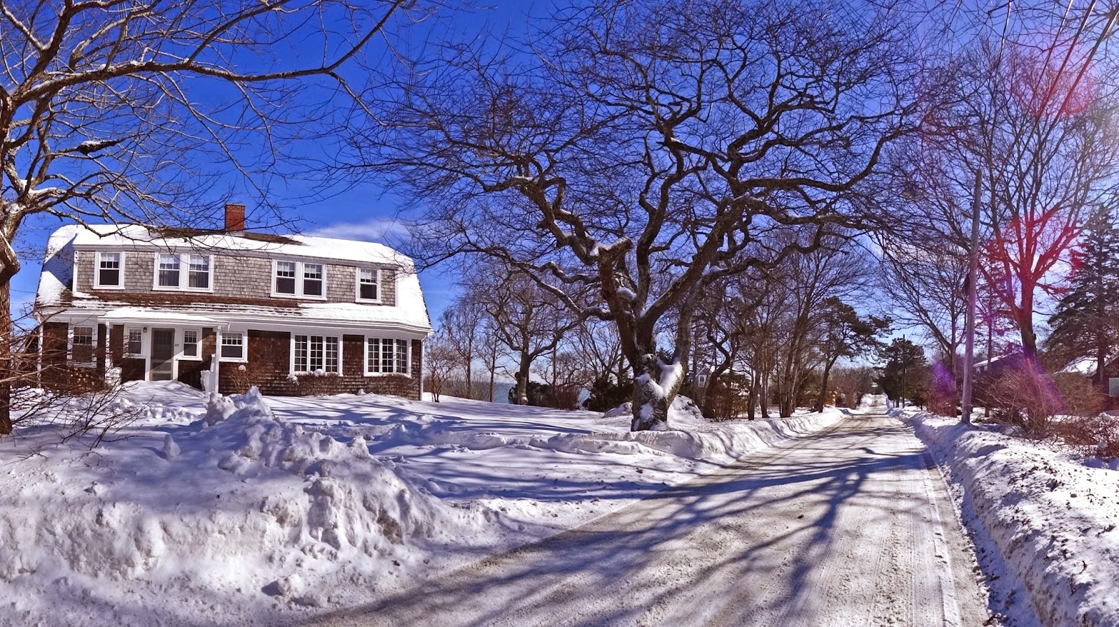 Joe's Retirement Blog Winter Wonderland, Manomet, Plymouth