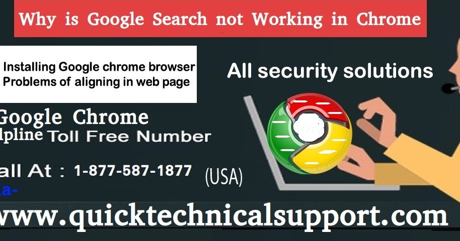 Why is Google search not working in chrome