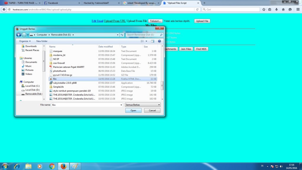 Deface Dengan Teknik Seraphimtech Upload