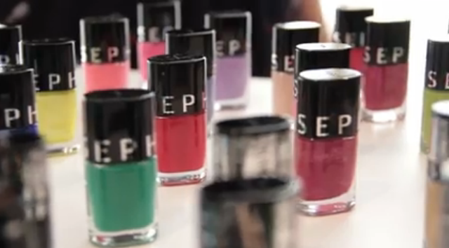 Sephora BeauTV Véronique Très Jolie 2013 Smalti Color Hit Top Coat Nail Designer