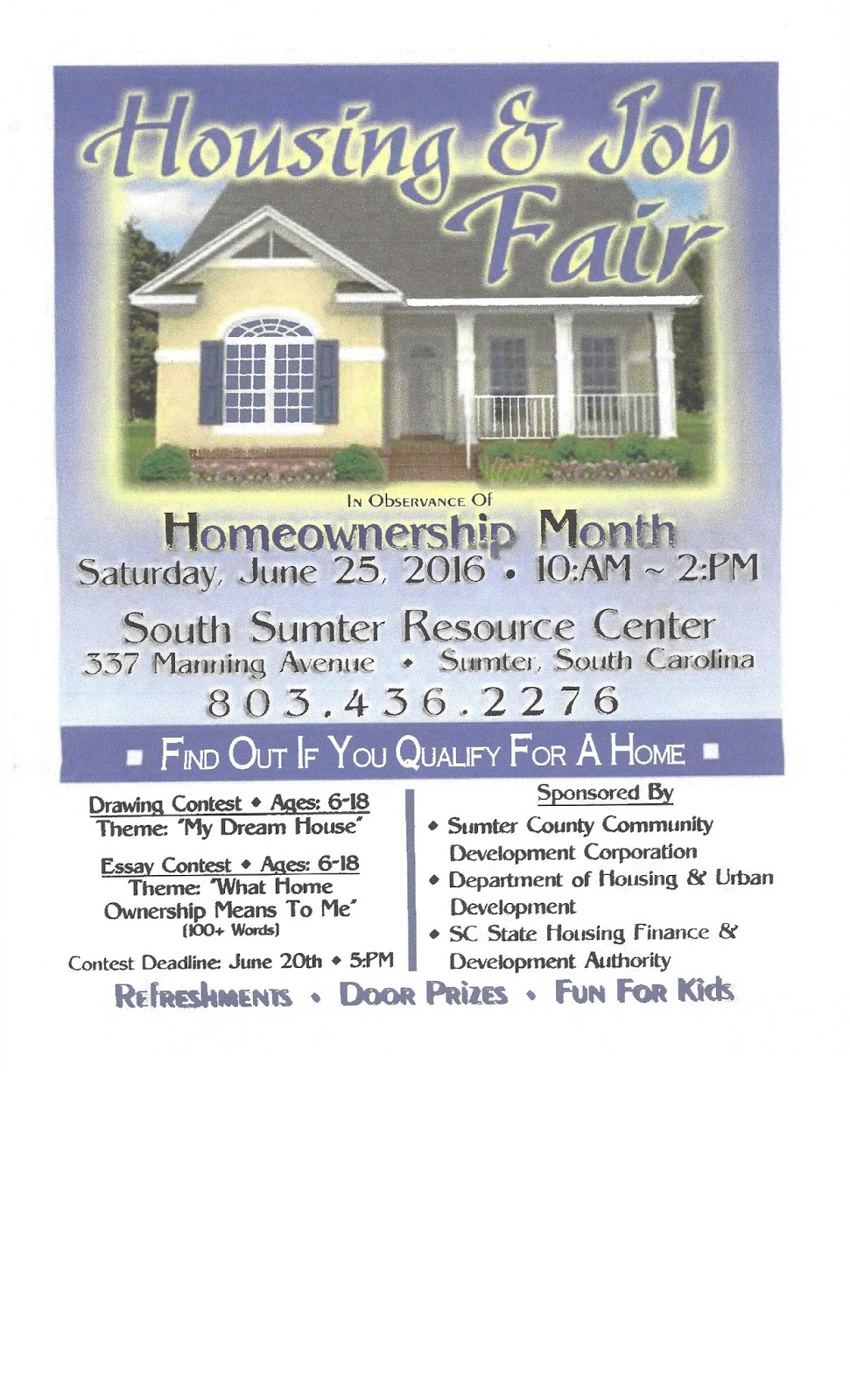 SanteeLynches Council of Governments Housing and Job Fair