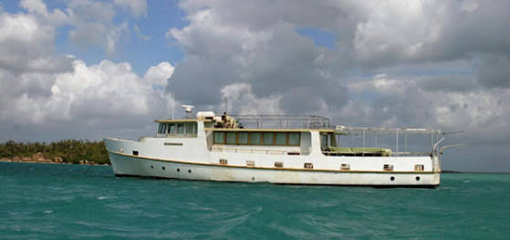    The Ruschcutter (HDML 1321) before she sank
