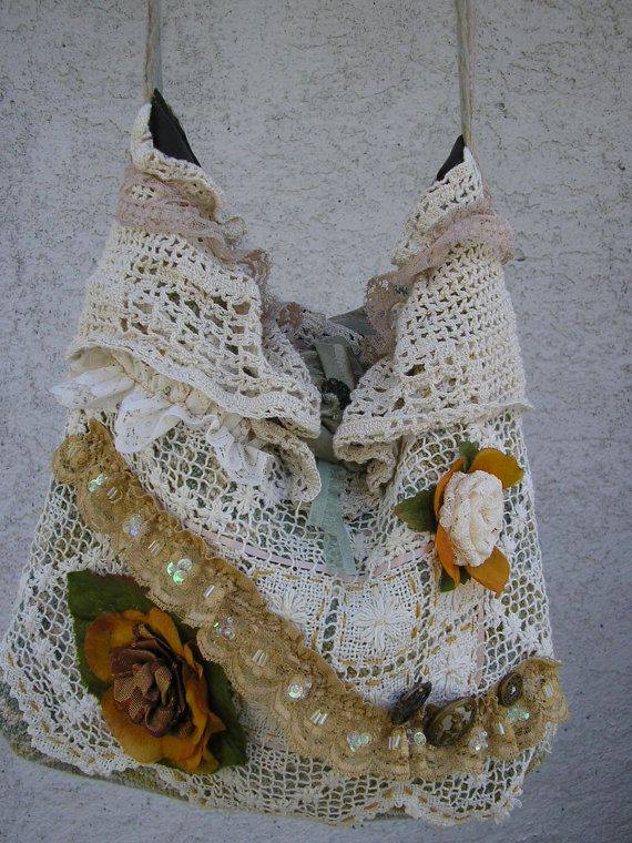 Tina's handicraft : 11 inspired crochet and fabric vindage bags