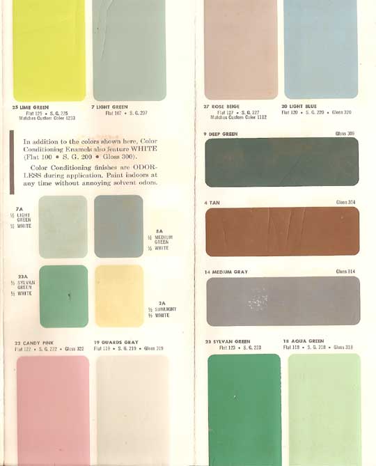 Mad for Mid-Century: Authentic Mid-Century Interior Paint Colors