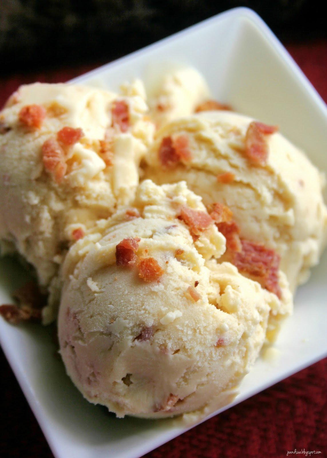Jo and Sue Maple Bacon Ice Cream