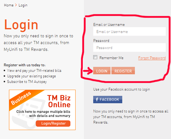 Cara Tukar Password Streamyx Secara Online