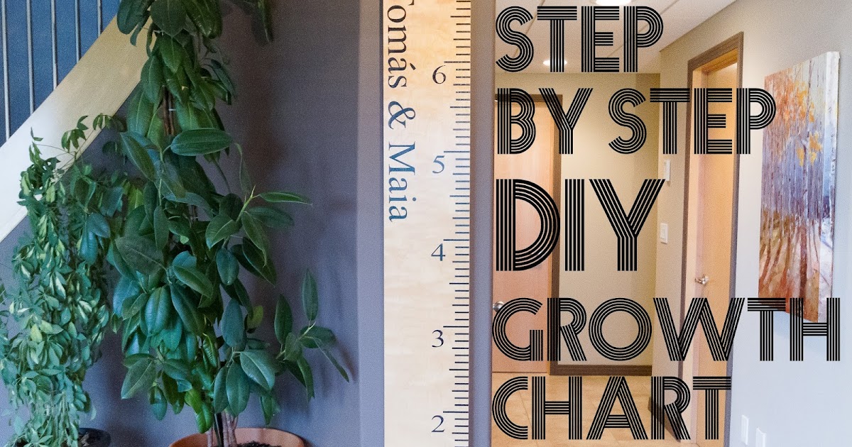 I Love Doing All Things Crafty Diy Growth Chart Ruler Video Tutorial