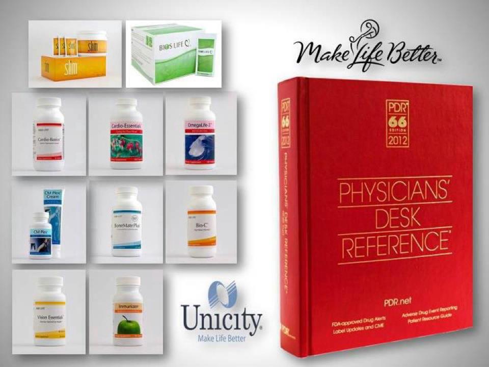 Physicians Desk Reference Unicity Product