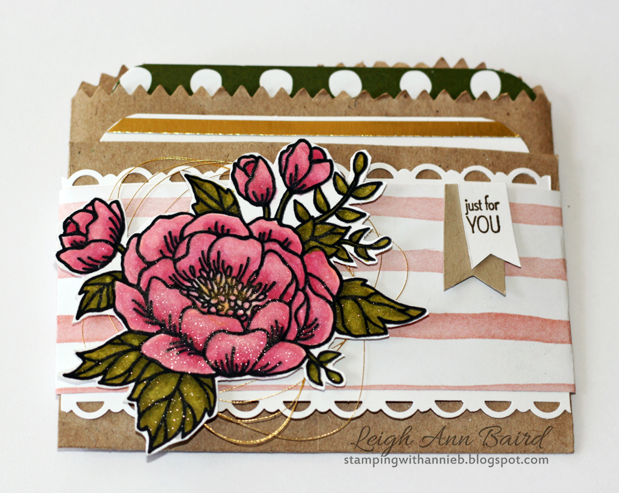 Paper Chase Kraft bag gift card holder