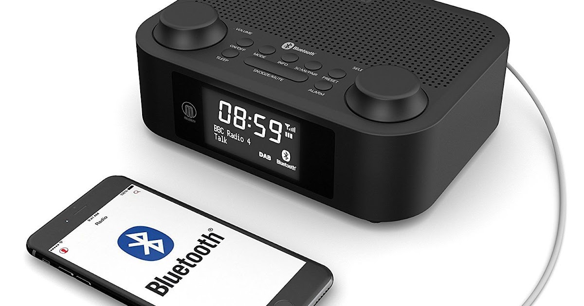 Majority Fulbourn DAB+ DAB Digital FM Radio Alarm Clock