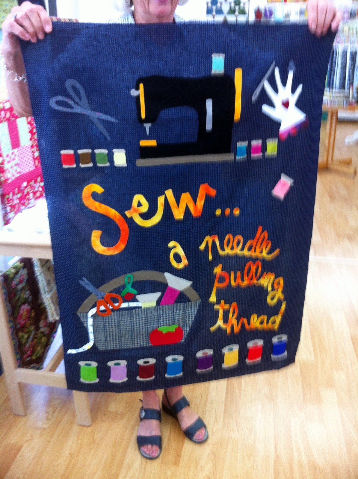 Sweet P Quilting and Creations A Needle Pulling Thread....