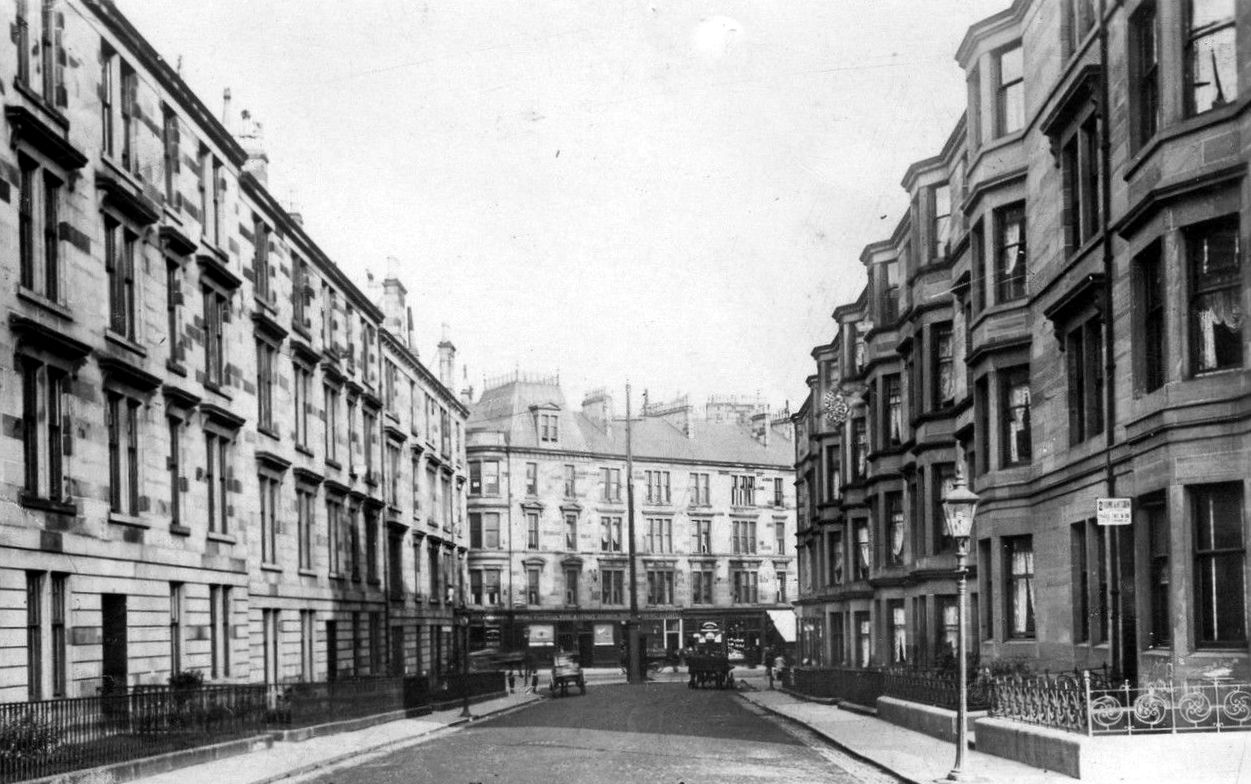 Tour Scotland Photographs Old Photograph McLennan Street Mount Florida