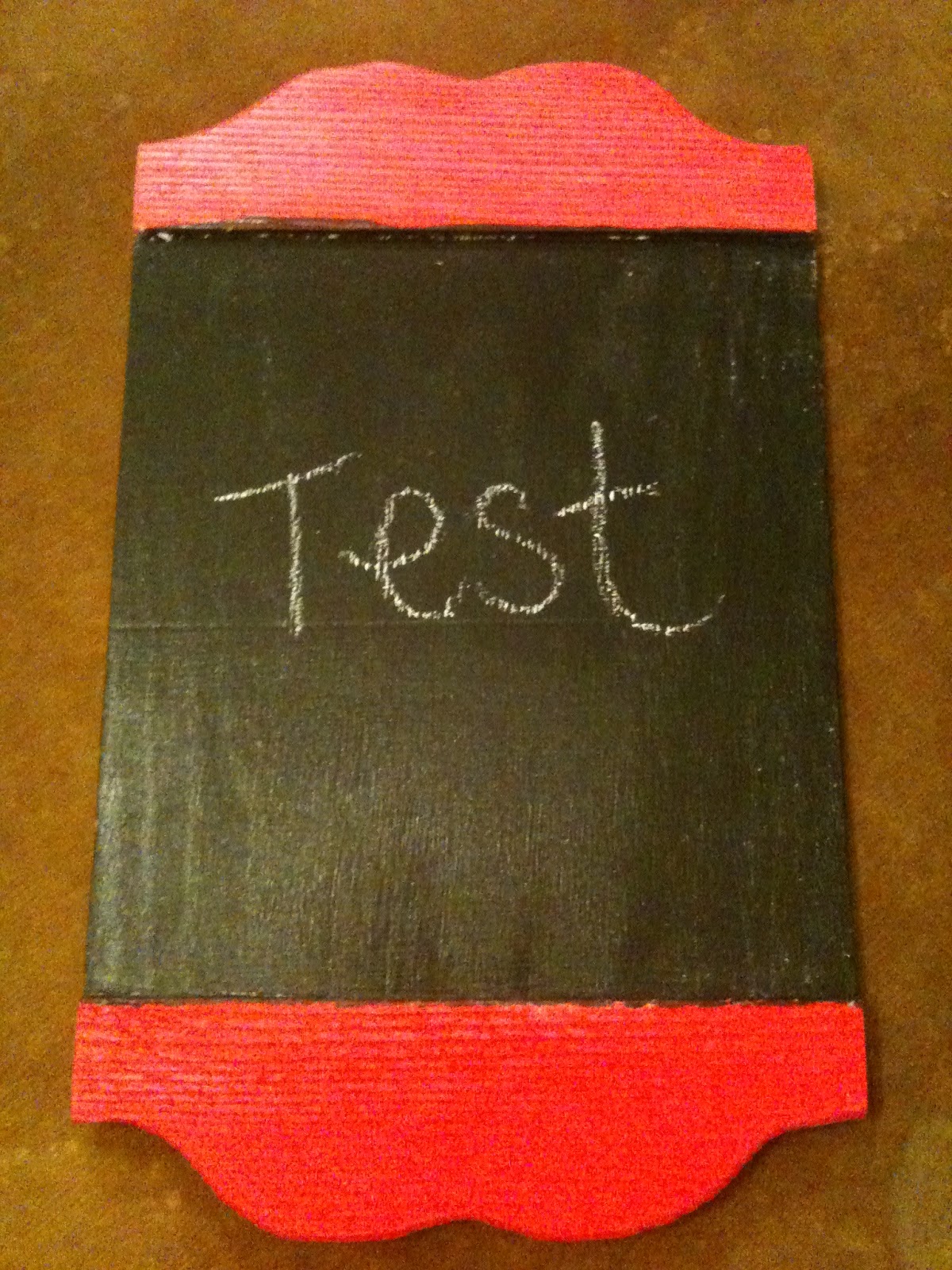 The Douglas Clan DIY mini chalkboard