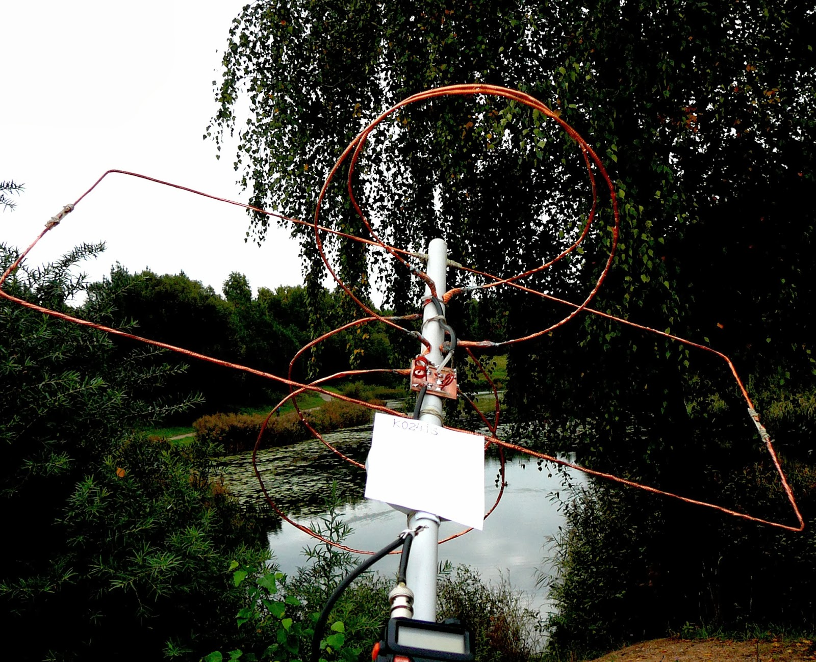 LY3LP laboratory: DL7KM + Moxon antenna