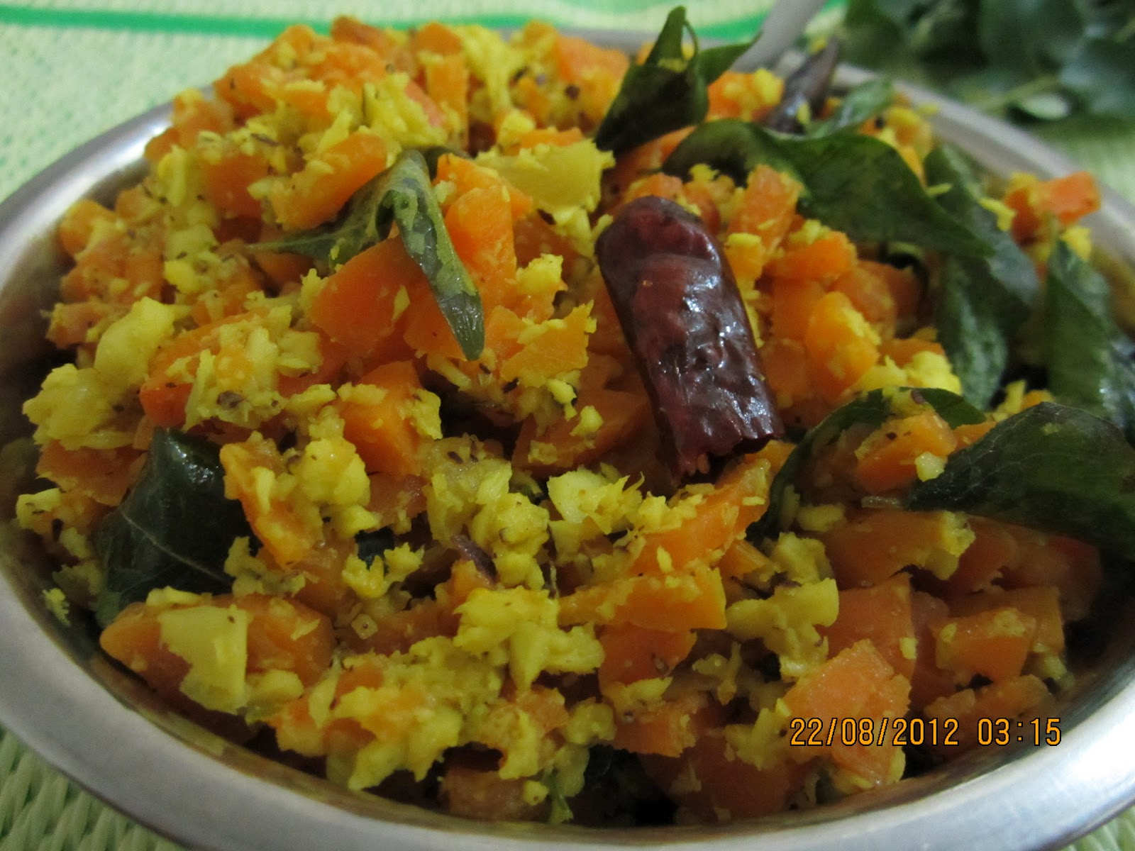 Kerala Thani Nadan Foods Carrot & Coconut curry (thoran)