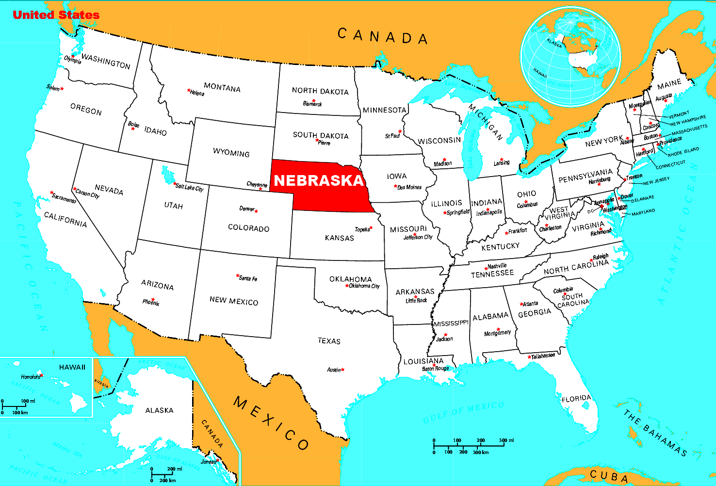 Where Is Nebraska World Of Map where-is-nebraska-world-of-map