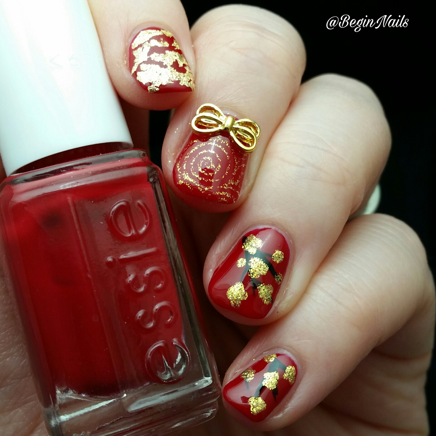 Before & after: happy chinese new year! Let's Begin Nails: A New Beginning - Chinese New Year