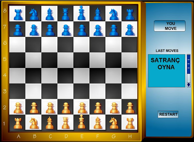satranç oyna bilgisayara karşı satranç oyunu oyna chess game