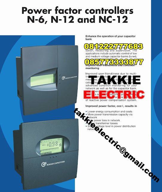 Takkie electric jual power factor controller N6, N12 & NC12 nokian