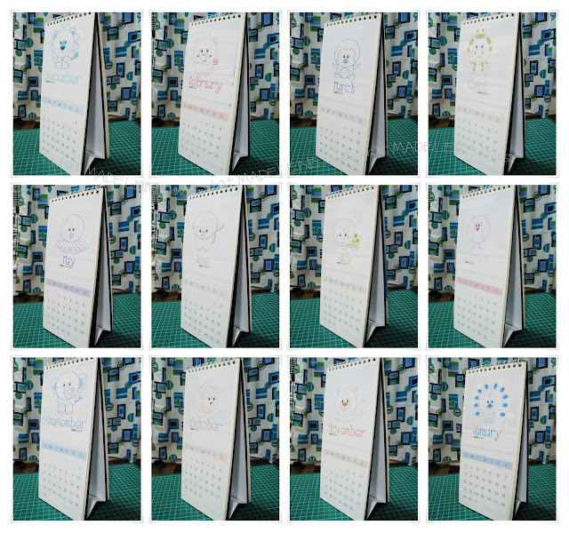 what madeleine loves Recycling Old Desk Calendars