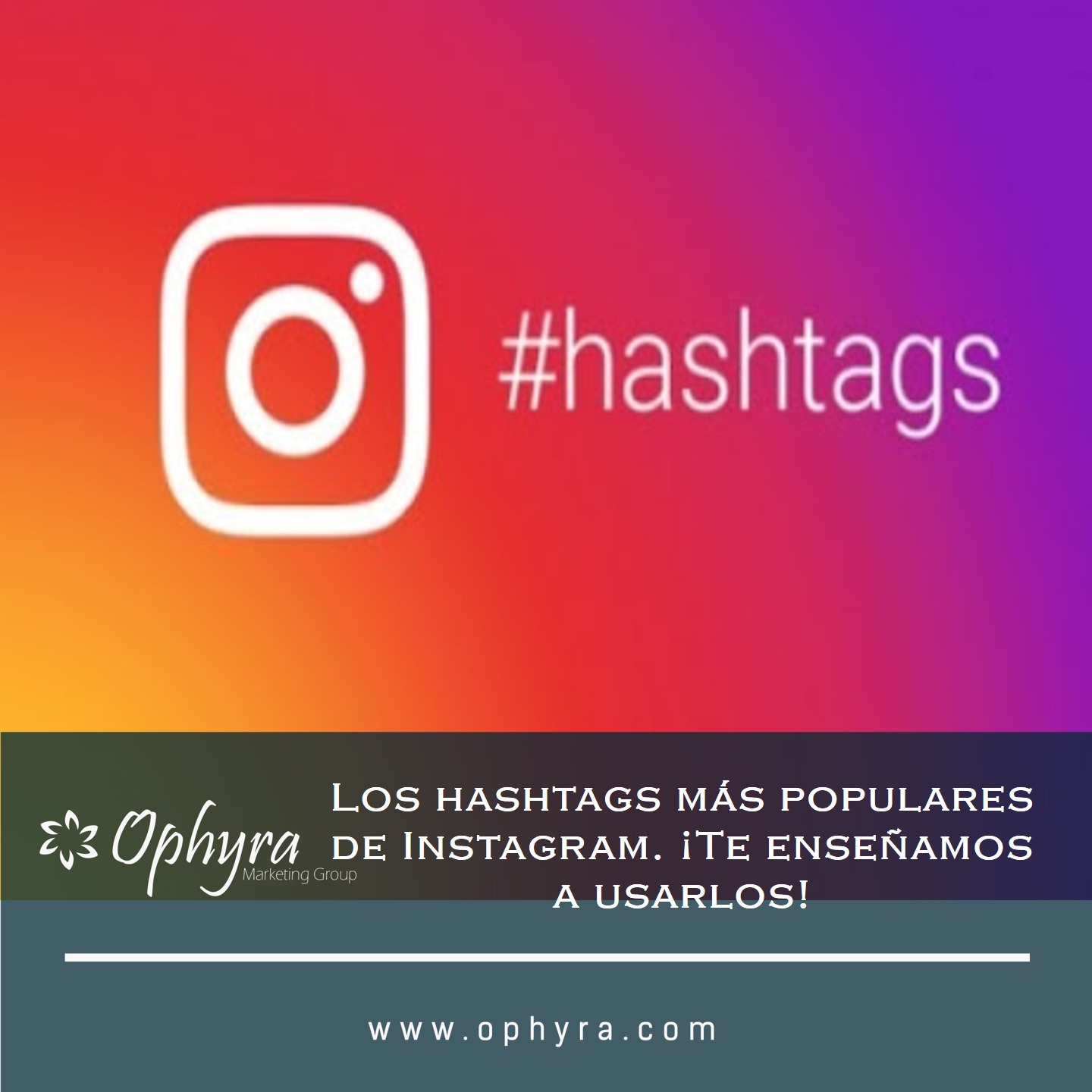 Los hashtags más populares de Instagram. ¡Te enseñamos a usarlos
