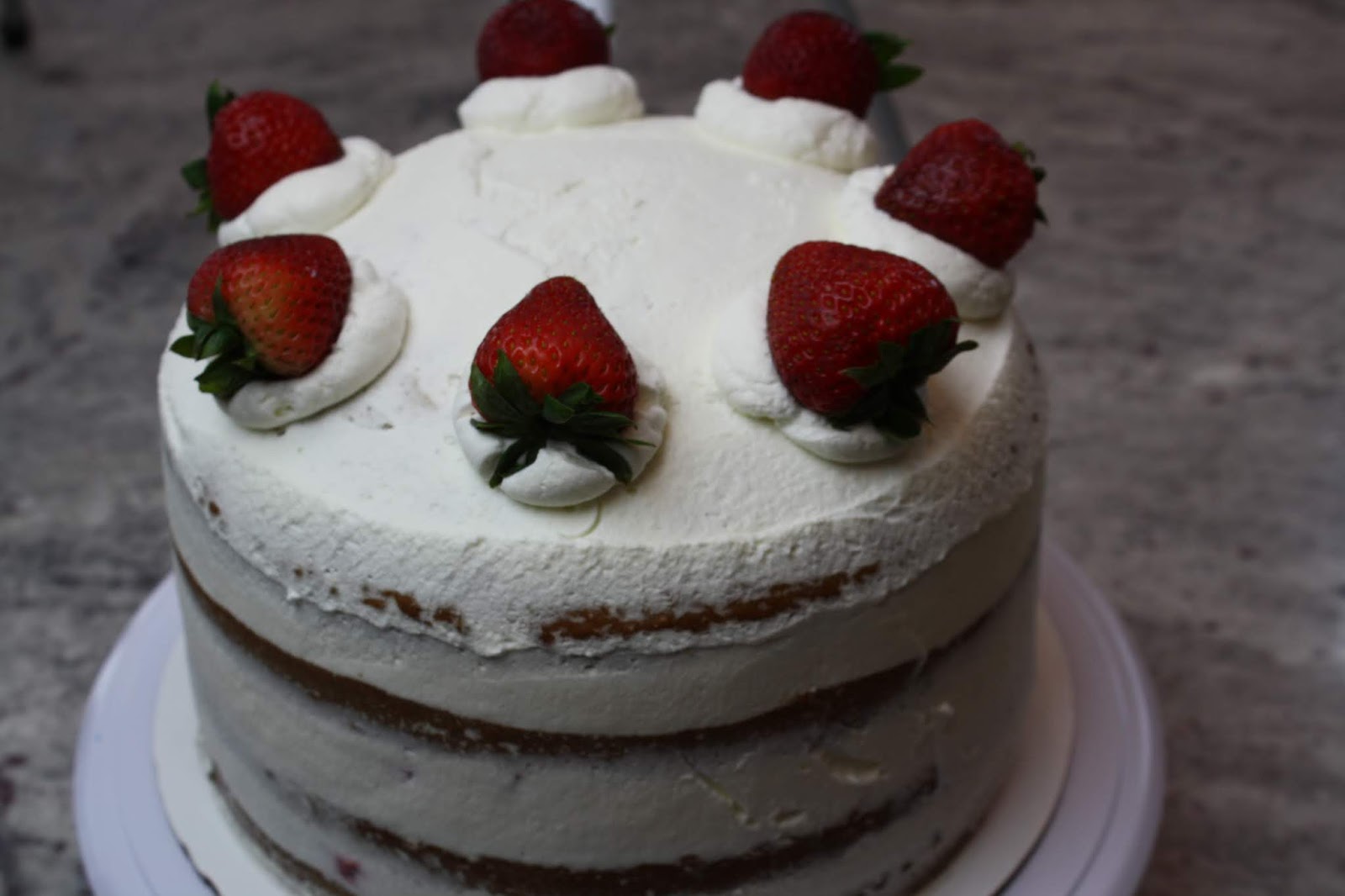 Gluten Free Strawberries and Cream Cake Kimberly's GlutenFree Kitchen