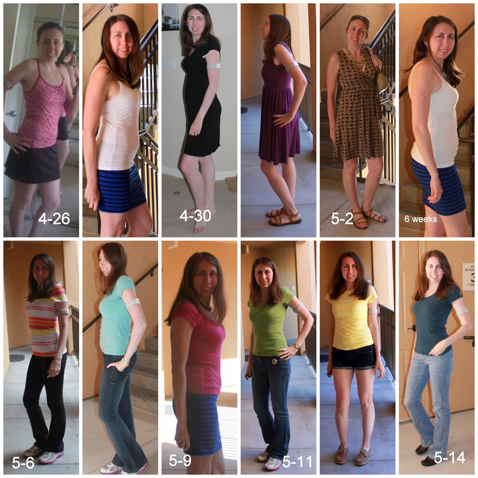 Scrap and Run Pregnancy Collages (514wks)