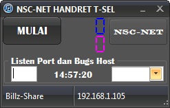 Inject Telkomsel All Ip NSC-NET HANDRET 08 Maret 2016