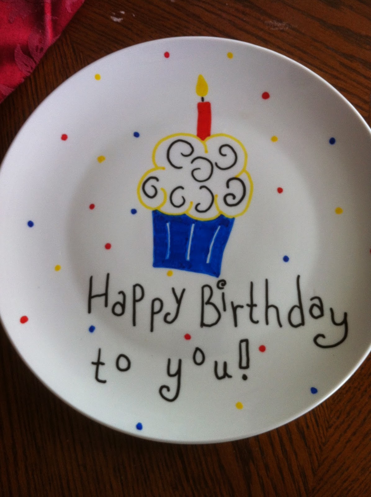 Happy Birthday Plate Tradition