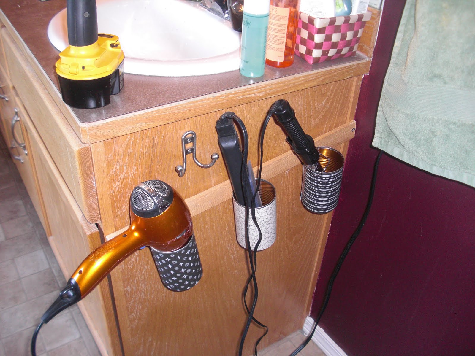 Rubber Boots to High Heels Hair Tool Organizer!